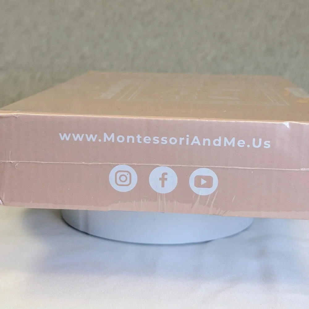 Montessori & Me Lock and Key Set Educational Toy with Wooden Tray ZK-LS-28 New